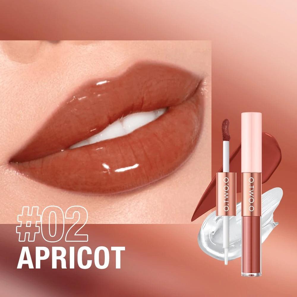 Ciel Divonne APRICOT O.TWO.O 2in1 Candy Gloss X Lipstick