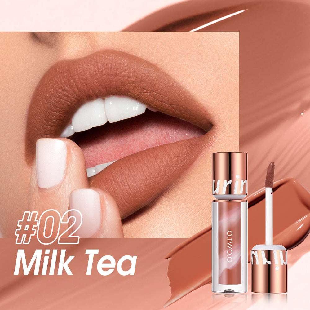 Ciel Divonne Milk Tea O.TWO.O Ultra Stay Transfer Proof Lollipop Matte Lipstick