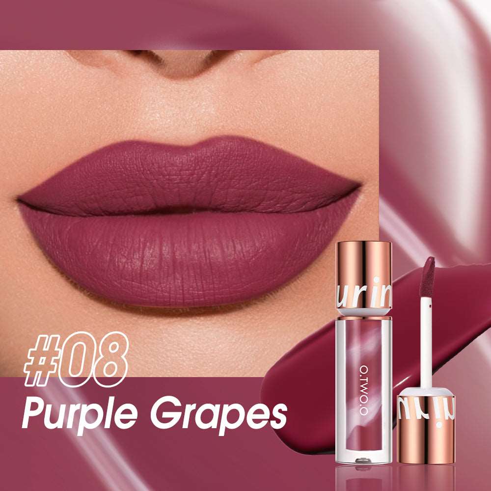 Ciel Divonne Purple Grapes O.TWO.O Ultra Stay Transfer Proof Lollipop Matte Lipstick